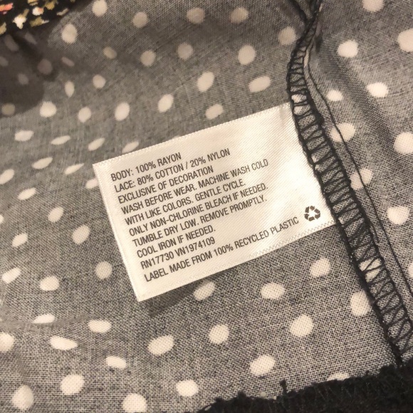 NWT! floral polka dot lace walk through jumpsuit - Picture 5 of 8